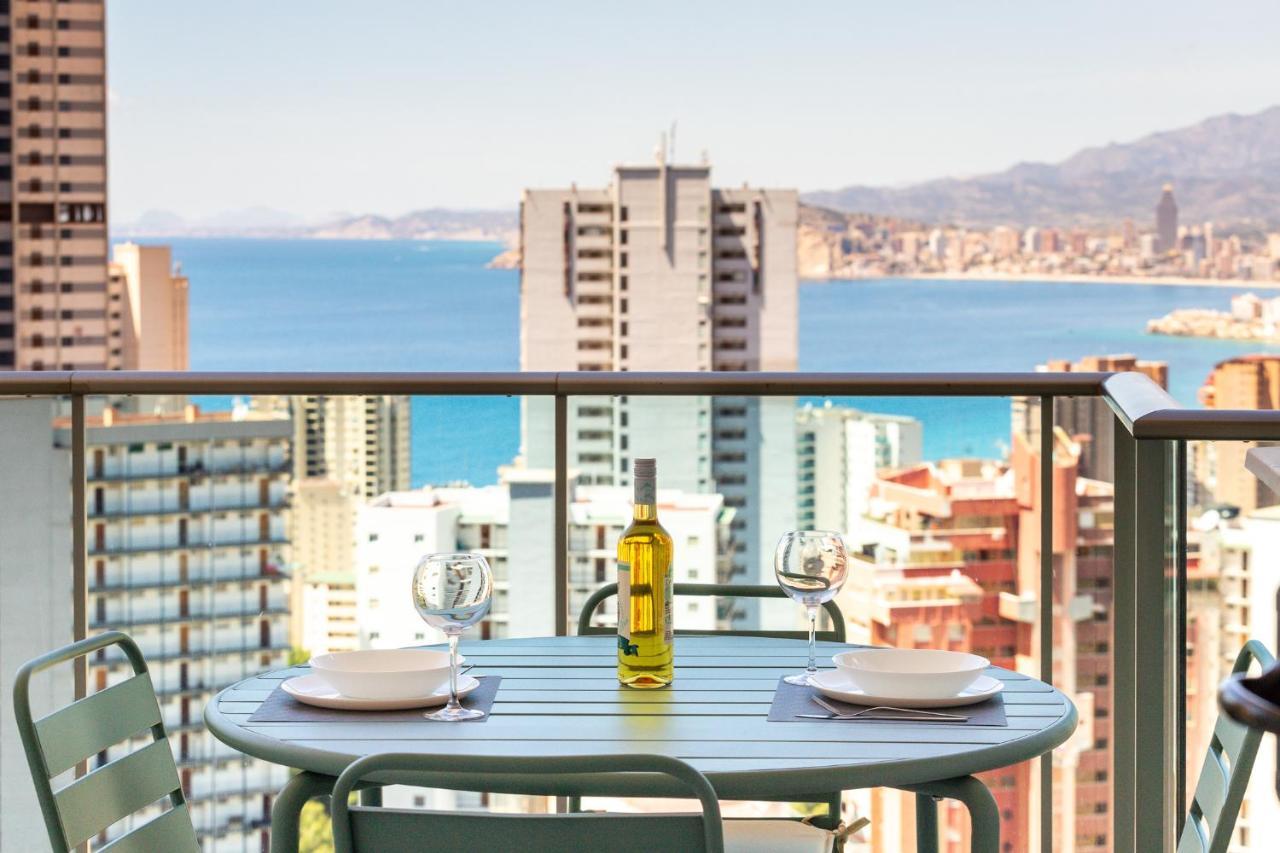 Appartamento Terraza privada con vistas panorámicas Benidorm Esterno foto