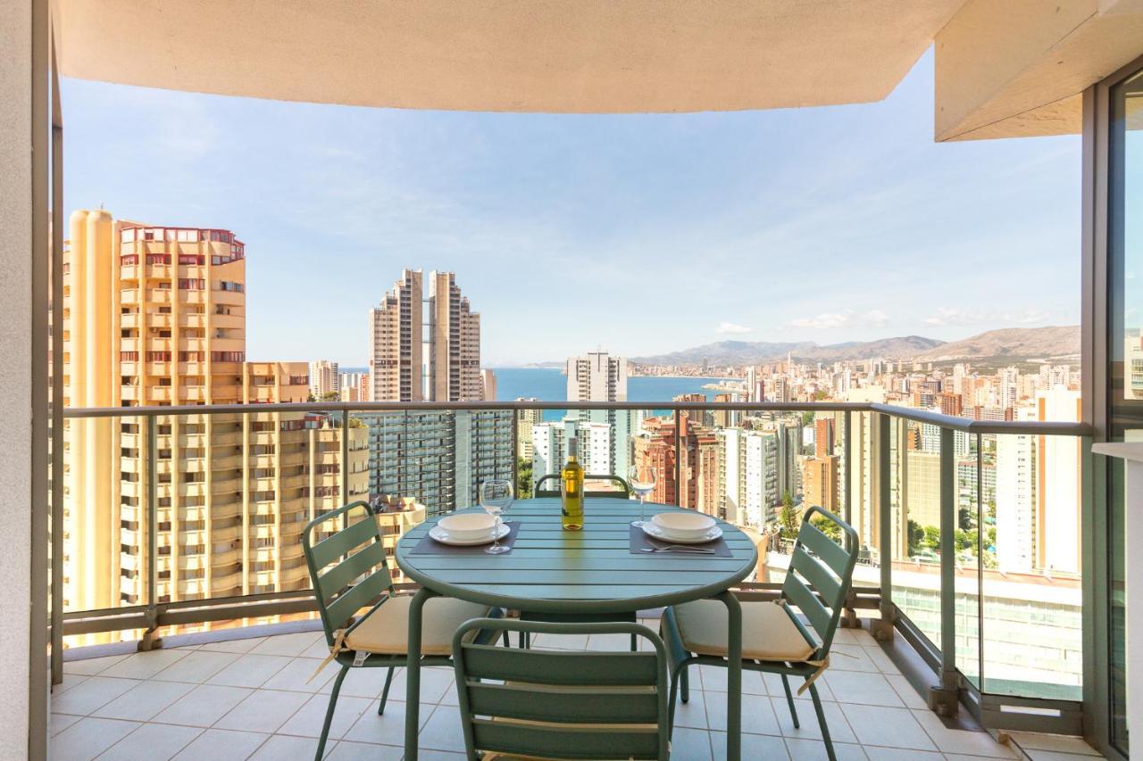 Appartamento Terraza privada con vistas panorámicas Benidorm Esterno foto