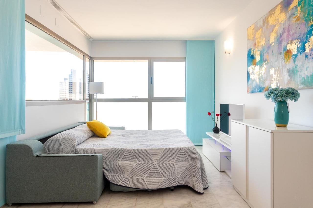 Appartamento Terraza privada con vistas panorámicas Benidorm Esterno foto