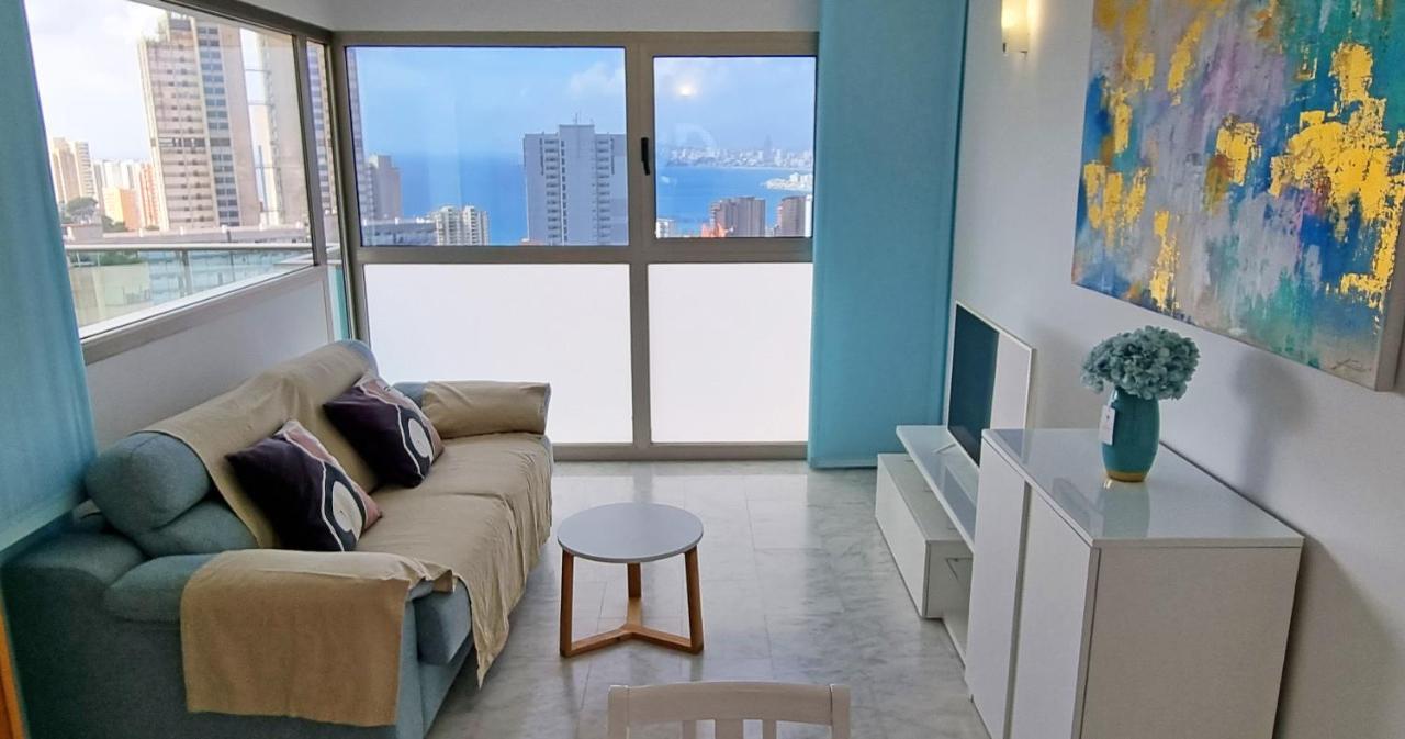 Appartamento Terraza privada con vistas panorámicas Benidorm Esterno foto