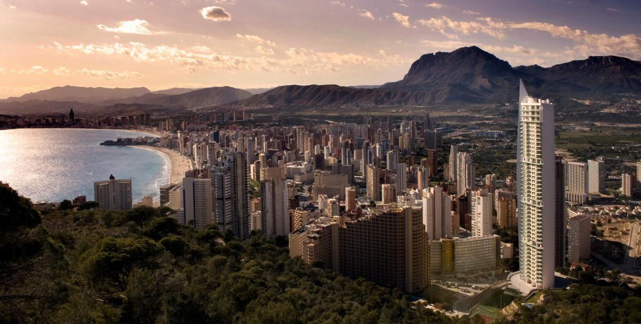 Appartamento Terraza privada con vistas panorámicas Benidorm Esterno foto