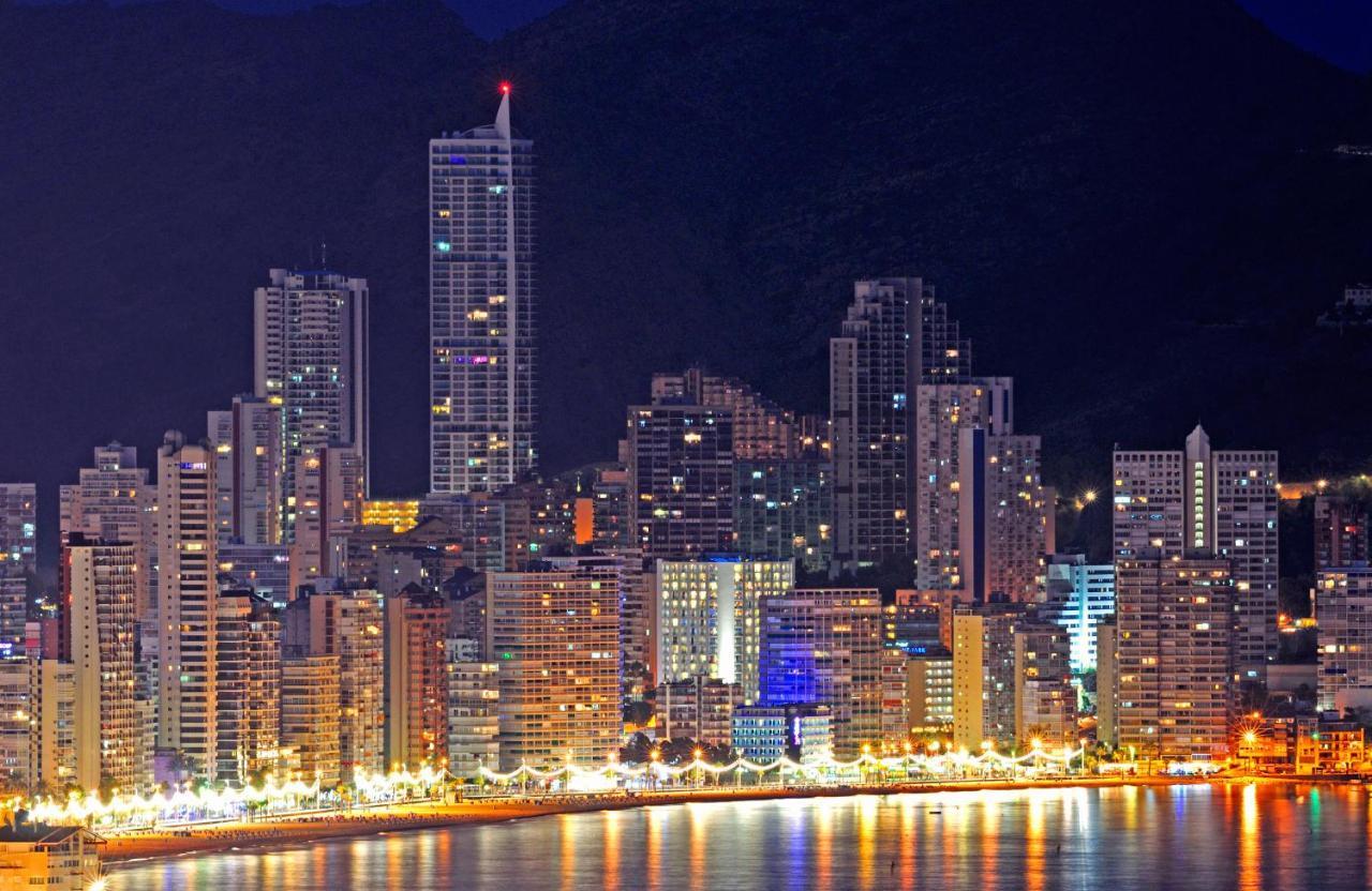 Appartamento Terraza privada con vistas panorámicas Benidorm Esterno foto